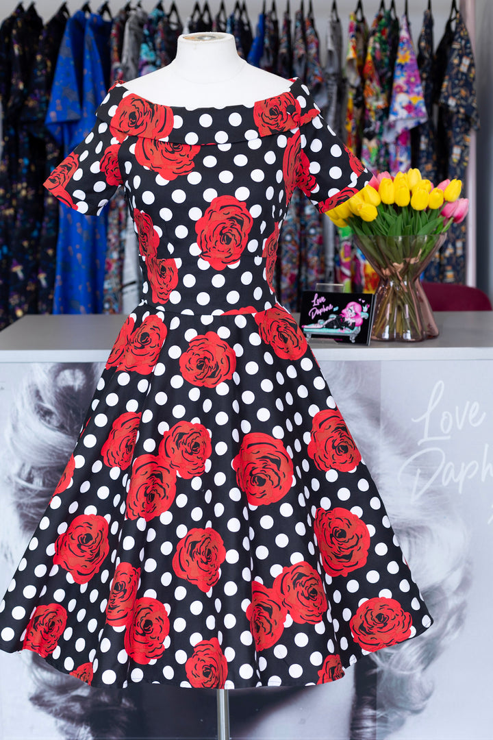 Darlene Rose Polka Dot