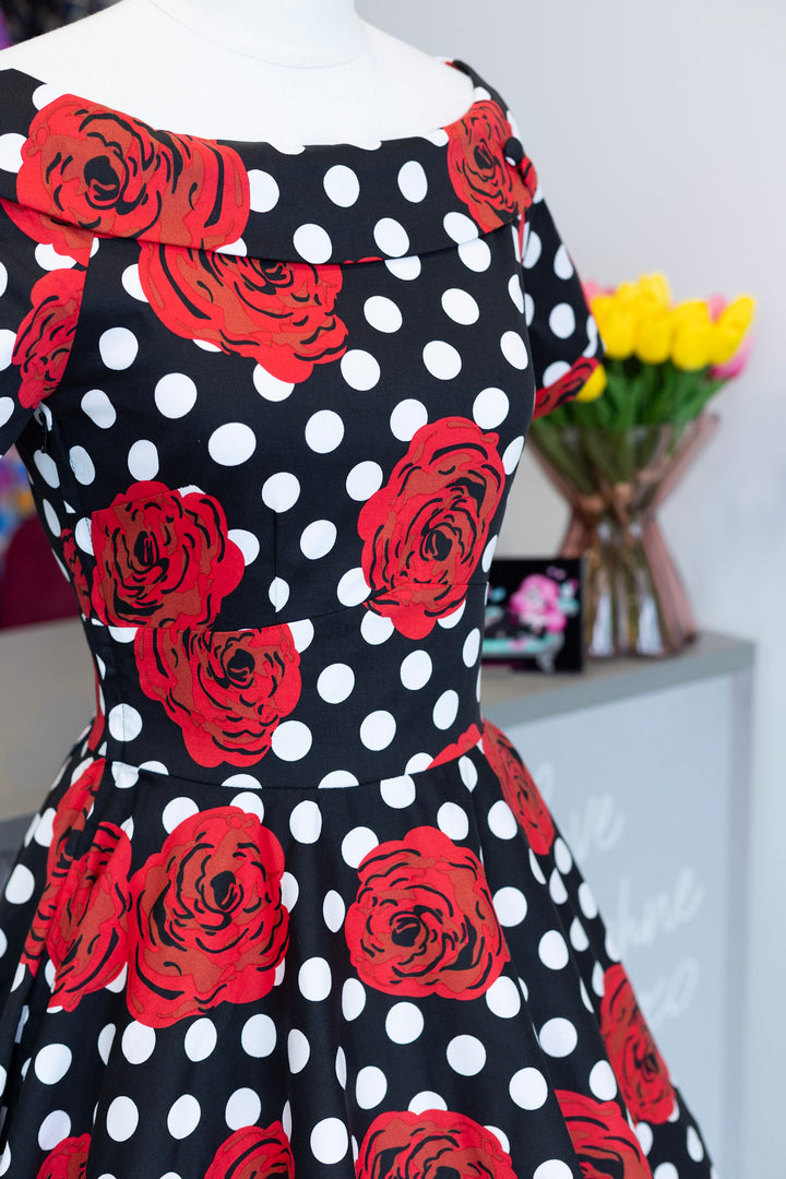 Darlene Rose Polka Dot