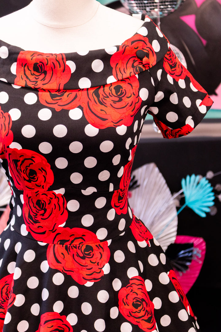 Darlene Rose Polka Dot