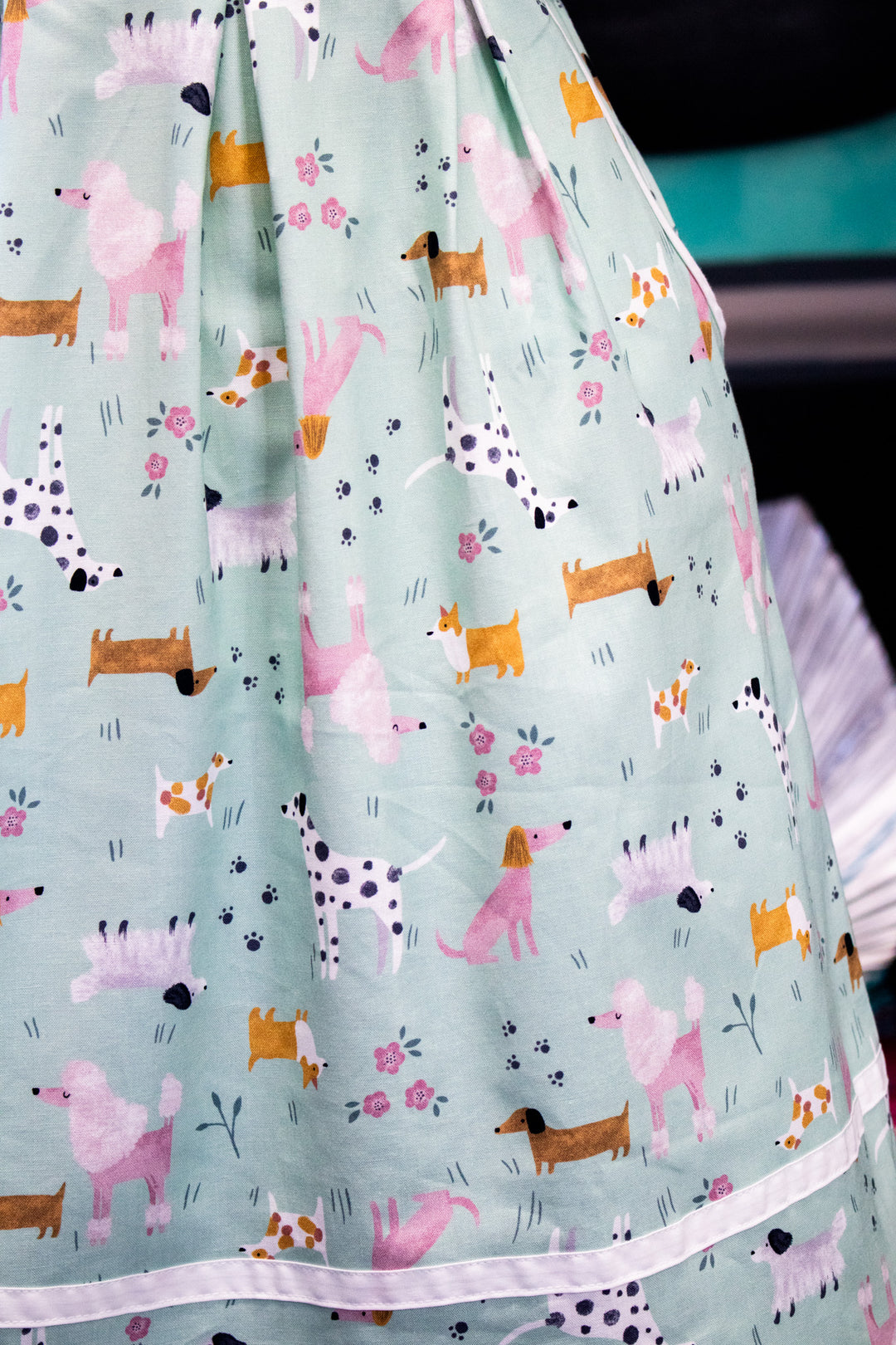 PREORDER - Dogs Collared Dress - Preorder for dispatch 23rd of April