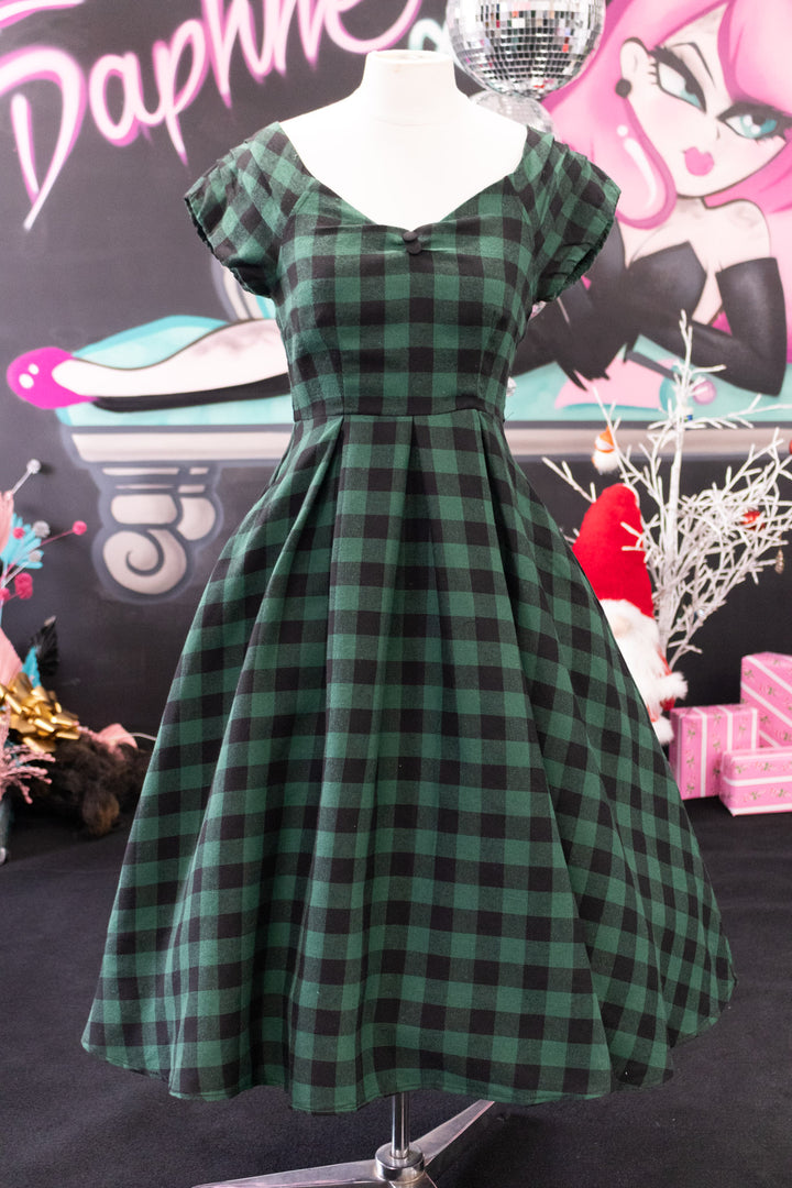 Lily Green and Black Swing Dress