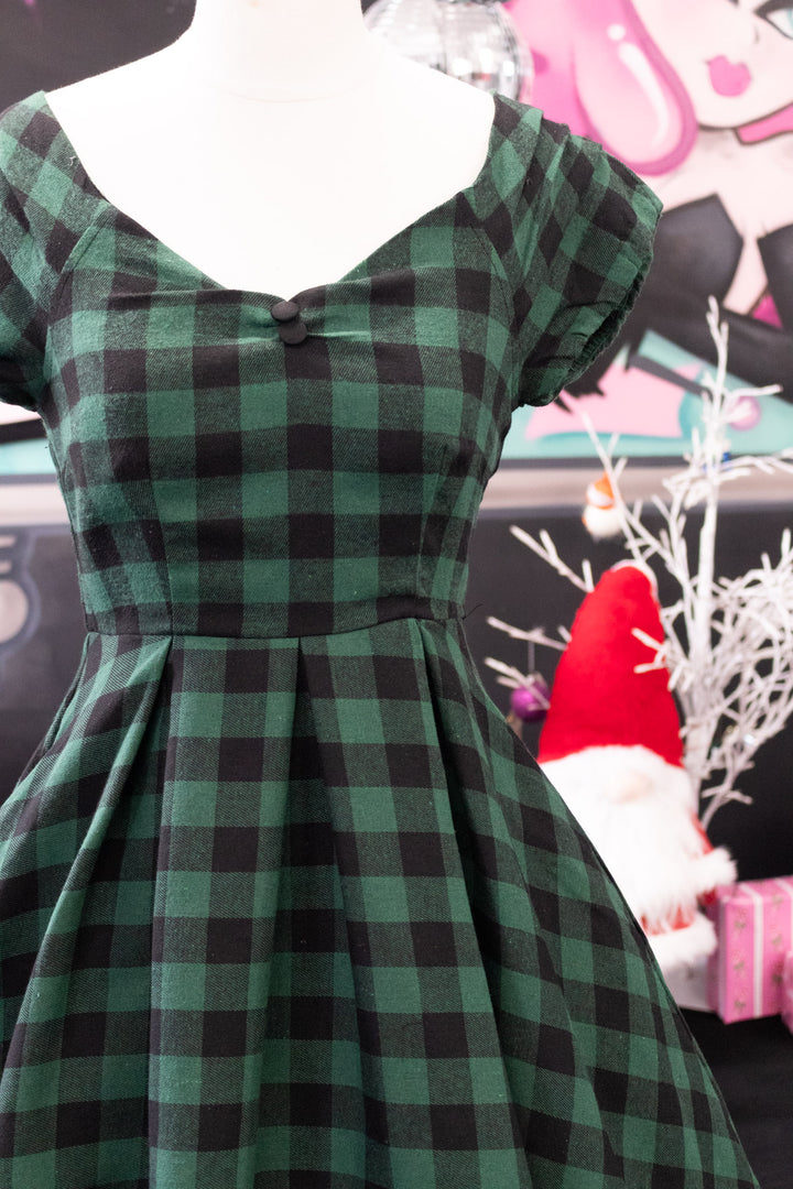Lily Green and Black Swing Dress