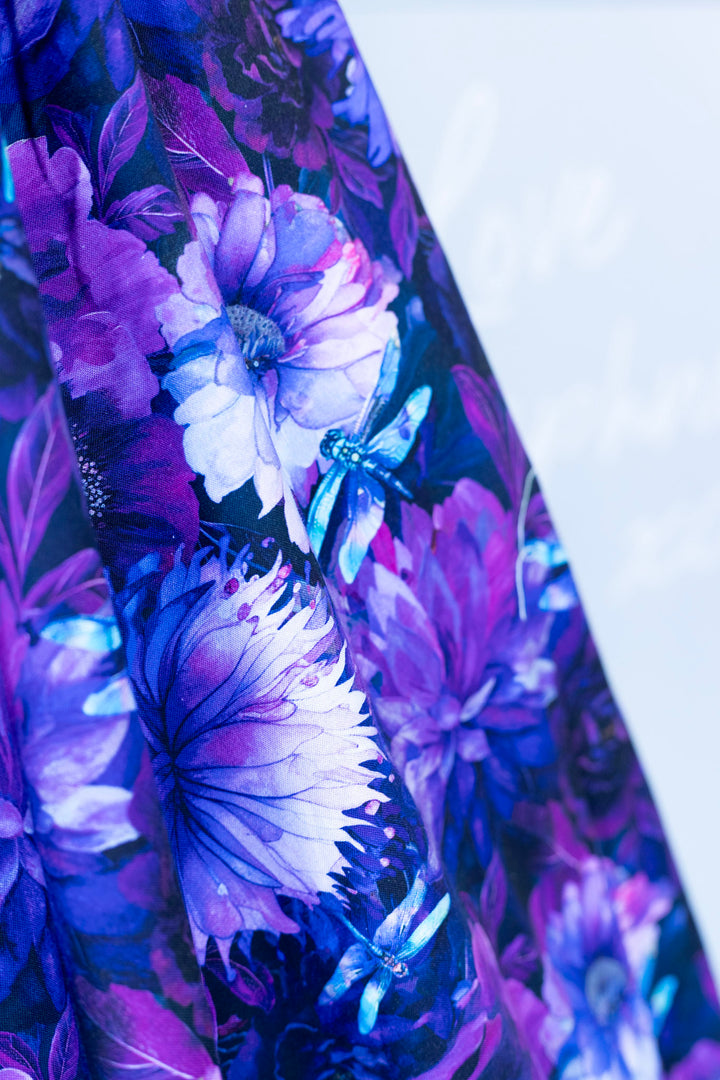 Dragonfly Floral Greta Dress