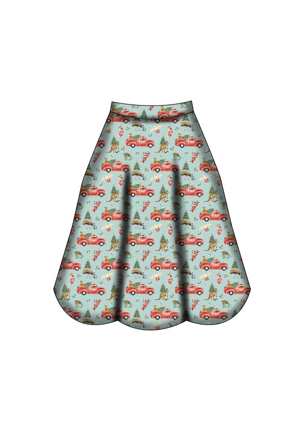 Eden Skirt - Aussie Christmas - Preorder for dispatch 28th of October