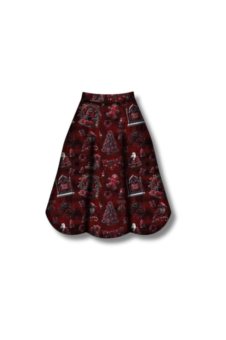 PREORDER  - Eden Skirt - Not So Silent Night - Estimated dispatch date 29th of October