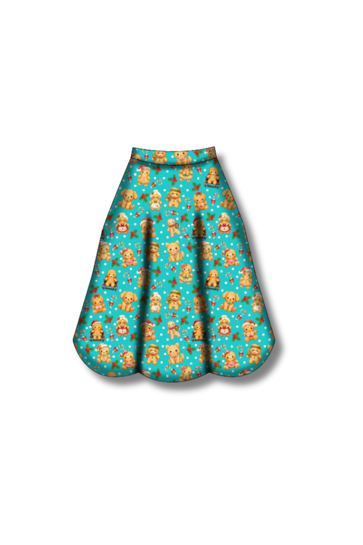 PREORDER  - Eden Skirt - Gingerbread Cheer - Estimated dispatch date 29th of October