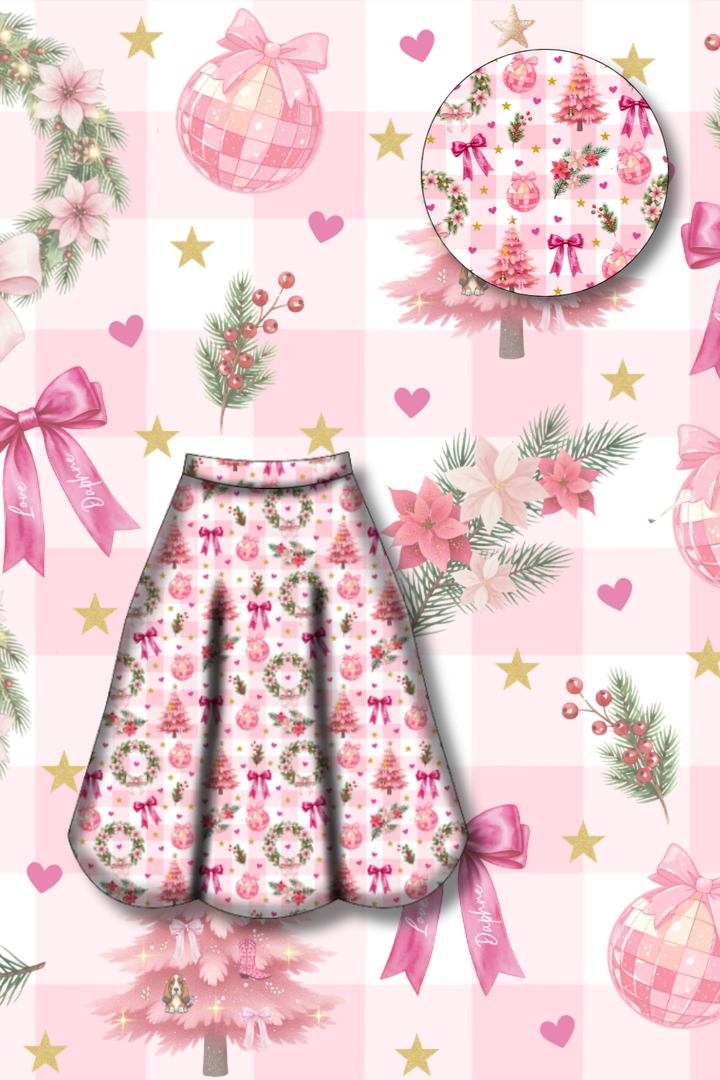 LIMITED EDITION  - Eden Skirt - A Love Daphne Pinkmas - Estimated dispatch date 29th of October (Copy)