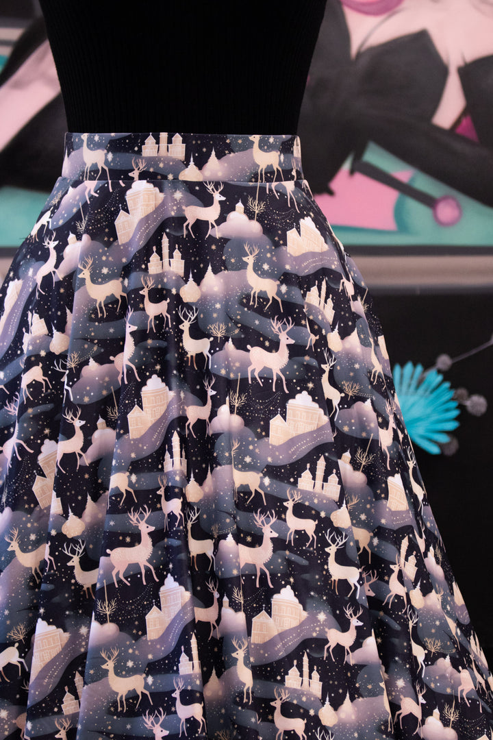 INSTOCK - Eden Skirt - Christmas Reindeer