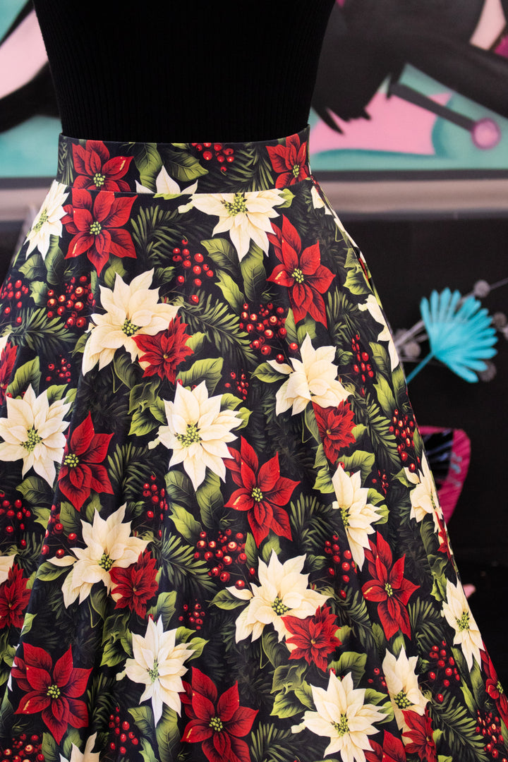 PREORDER - Eden Skirt - Poinsettia - Estimate Dispatch 10th of December