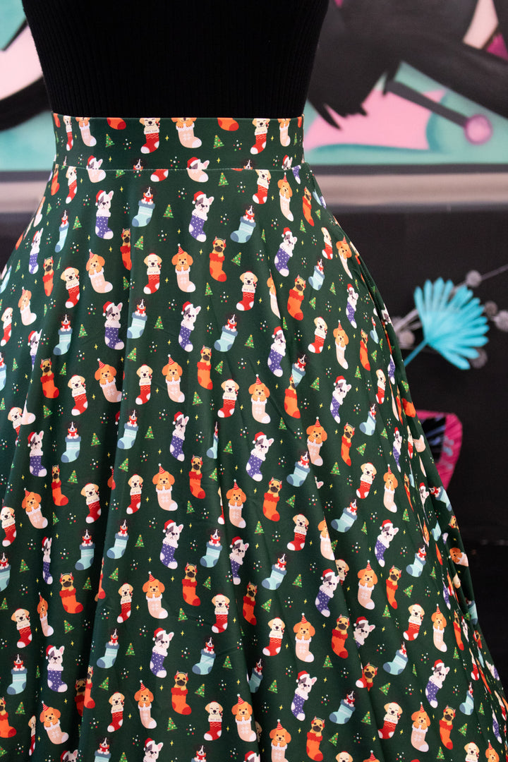 INSTOCK - Eden Skirt - Christmas Pups