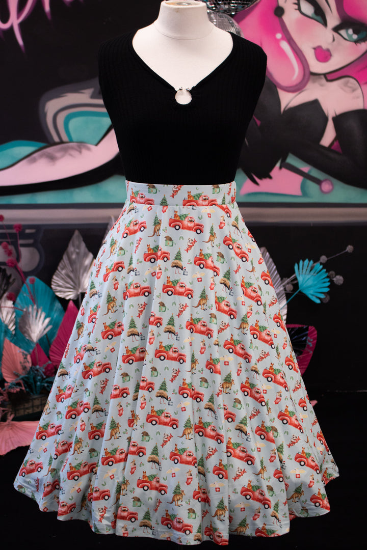PREORDER - Eden Skirt - Aussie Christmas - Estimated dispatch 10th of December