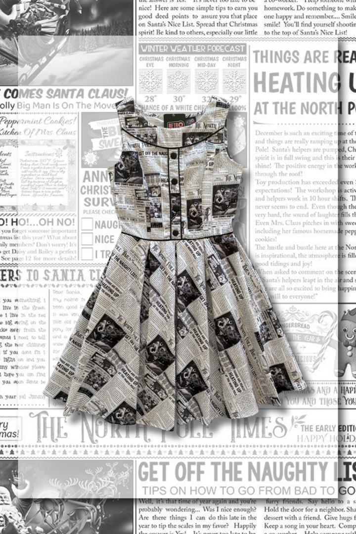 PREORDER - Elizabeth Dress in Holiday News - Estimated dispatch 29th of October