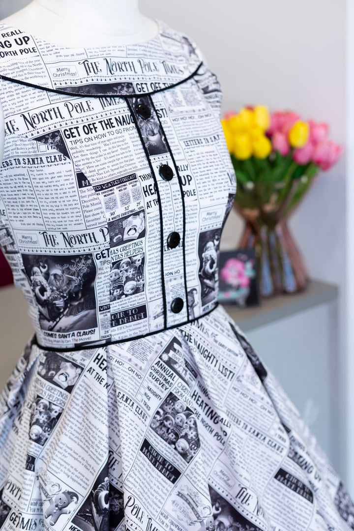 PREORDER - Elizabeth Dress in Holiday News - Estimated dispatch 12th of November