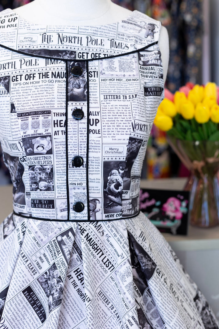 PREORDER - Elizabeth Dress in Holiday News - Estimated dispatch 12th of November