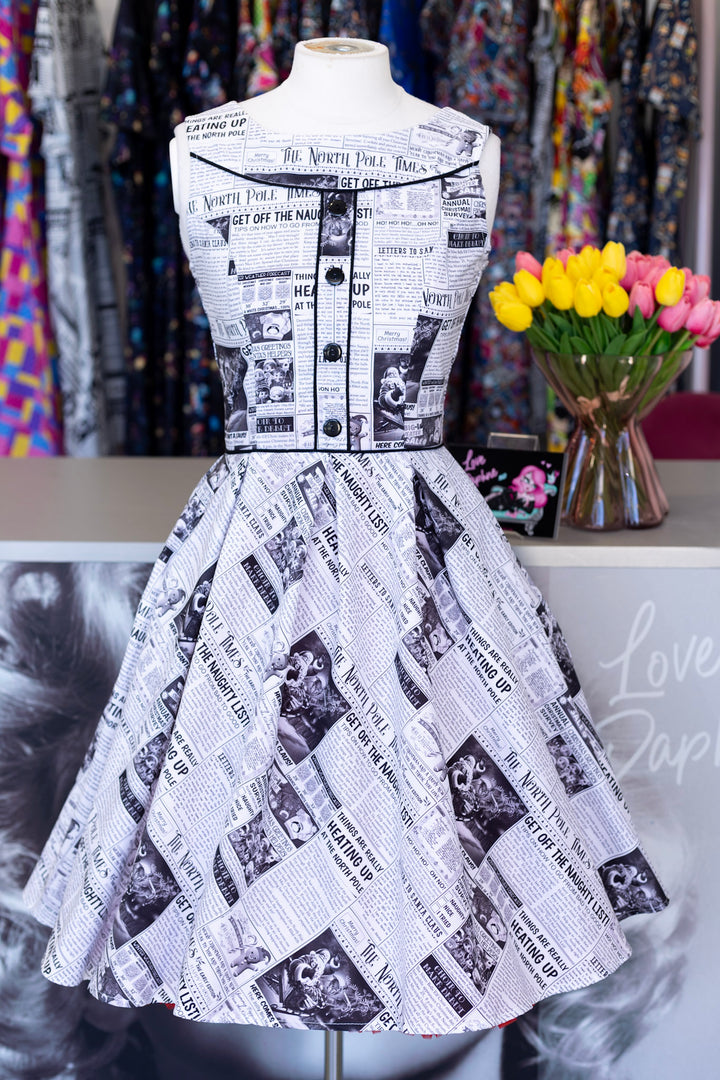 PREORDER - Elizabeth Dress in Holiday News - Estimated dispatch 12th of November