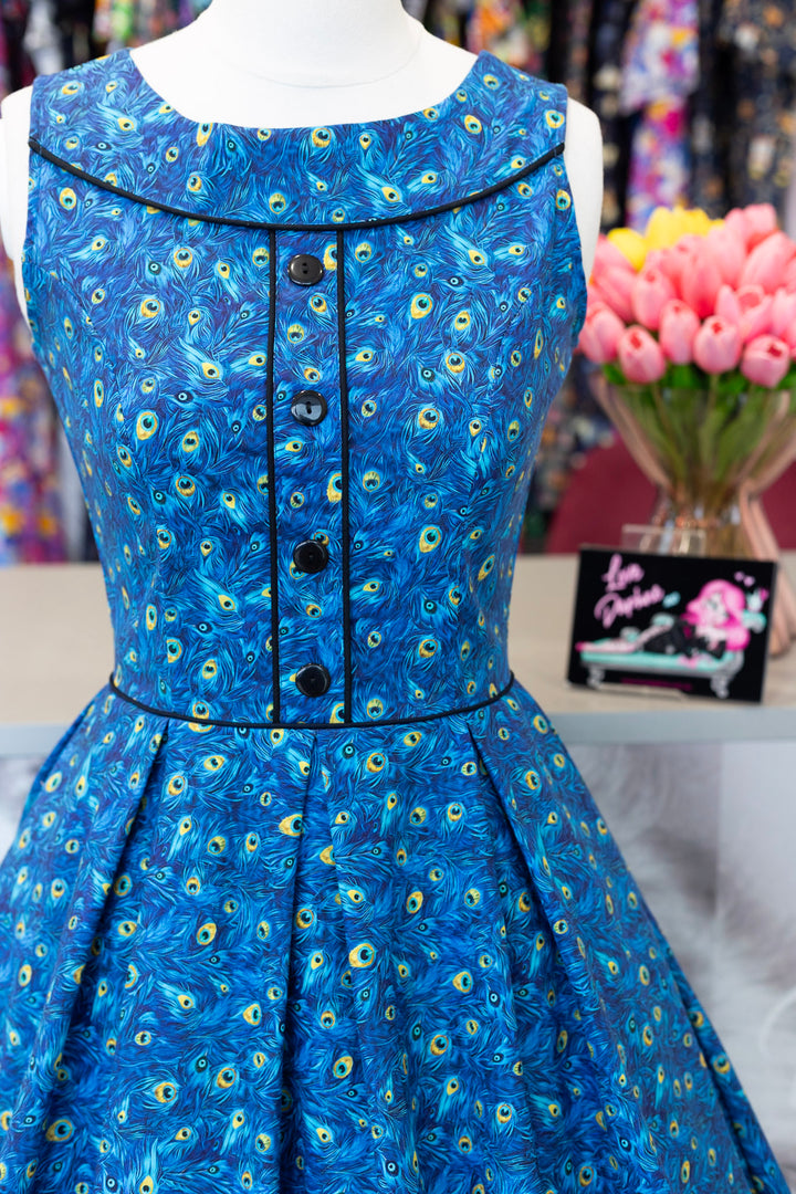 Elizabeth Dress in Peacock
