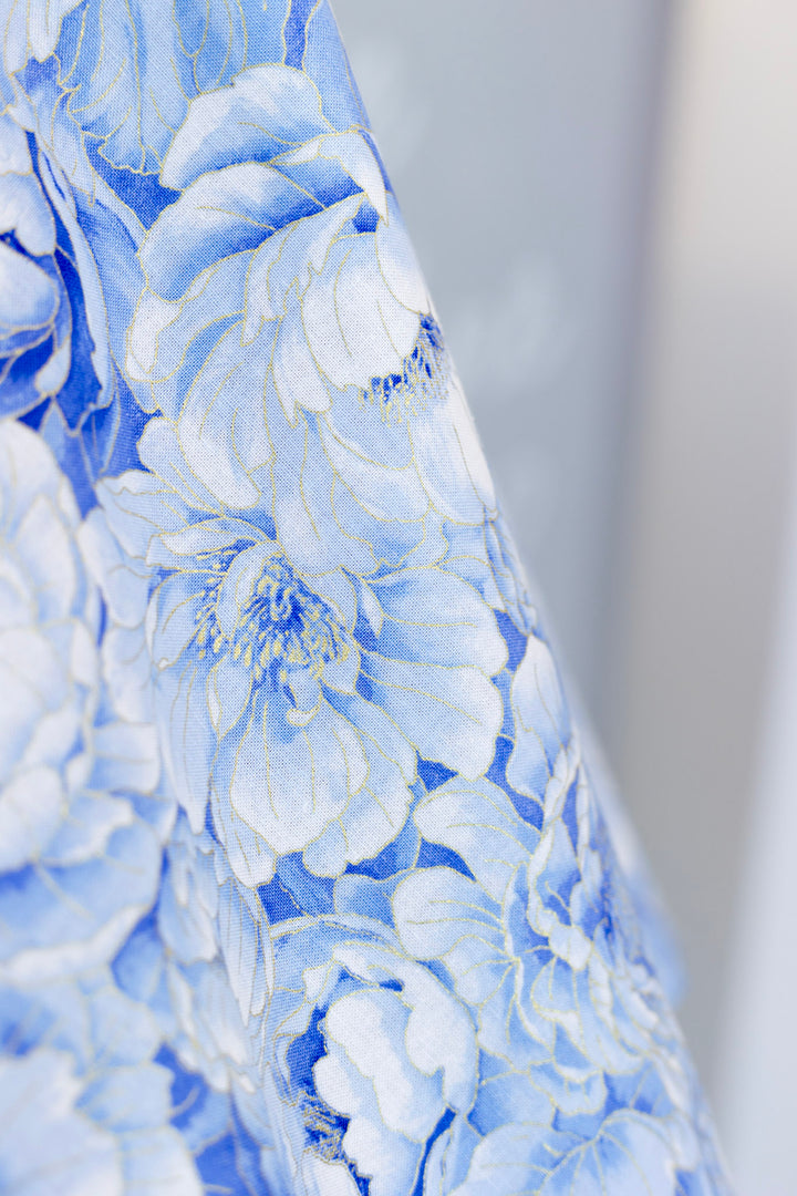 Elizabeth Dress in Sky Floral