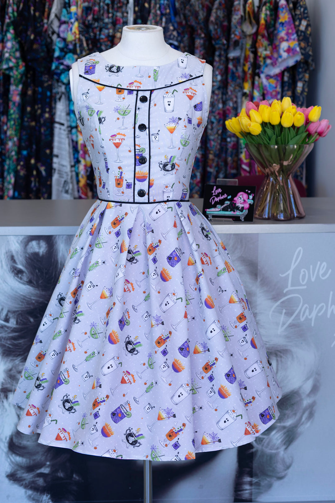 PREORDER - Elizabeth Dress in Witches Brew - Estimated dispatch 22nd of September