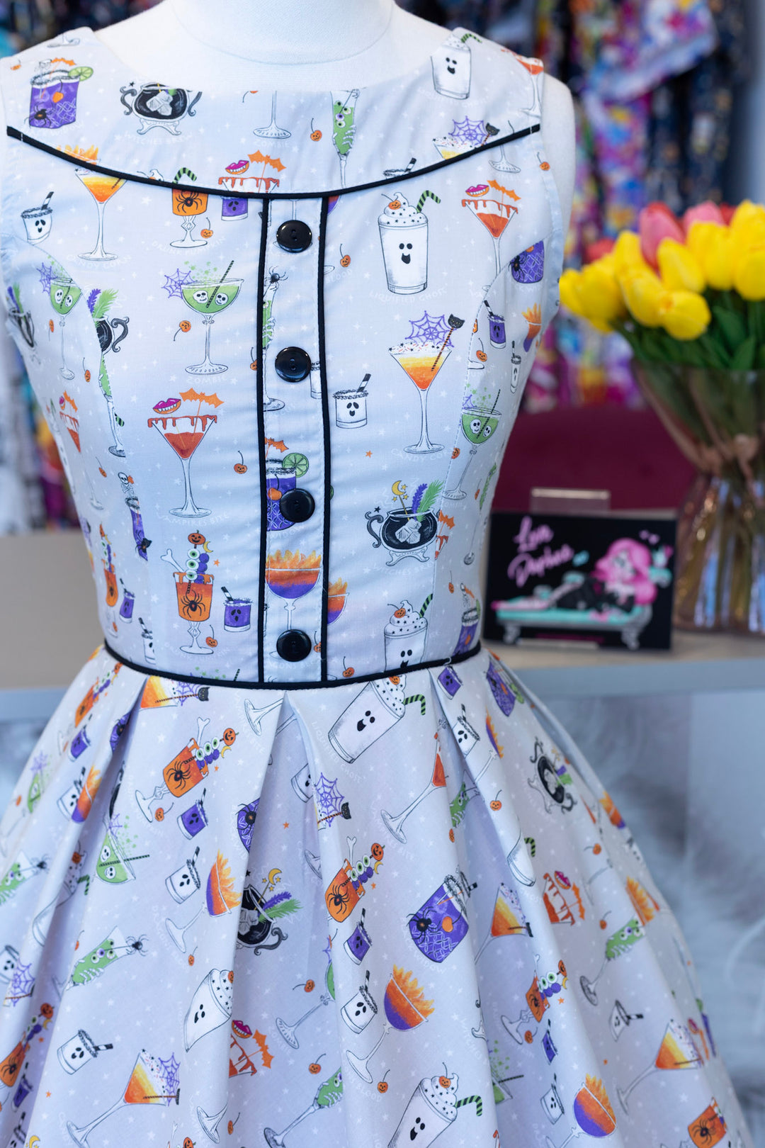 PREORDER - Elizabeth Dress in Witches Brew - Estimated dispatch 22nd of September