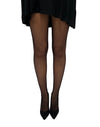 Fishnet Tights With Knitted Bow and Diamontes