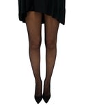 Fishnet Tights With Knitted Bow and Diamontes