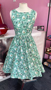 Holiday Cats Vintage Dress