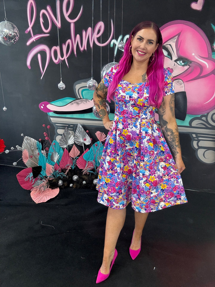 Pixie Sweetheart Dress - Rosy Wonderland