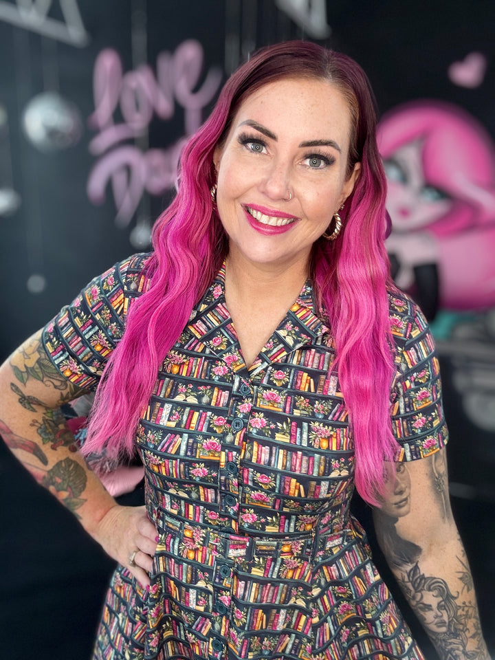 Peggy Swing Dress in A Sweet Read