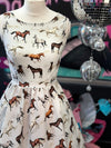 Horses Vintage Dress