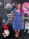 Pixie Sweetheart Dress in Christmas Dino's