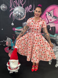 Peggy Swing Dress in A Wagging Christmas