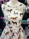 Horses Vintage Dress