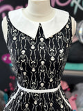 Skeleton Collared Dress