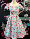 Pixie Sweetheart Dress in Cherry Blossom Print