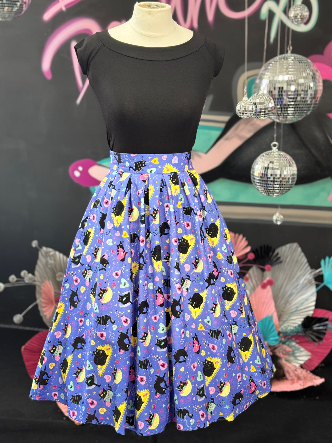 Purple Cat Doris Skirt