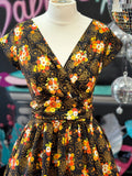 Autumn Floral Greta Dress