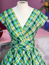 Green Plaid Greta Dress