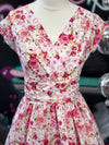 Pink Roses Greta Dress