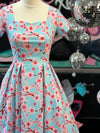 Pixie Sweetheart Dress in Cherry Blossom Print