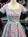 Pixie Sweetheart Dress in Cherry Blossom Print