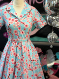 Peggy Swing Dress in Cherry Blossom Print