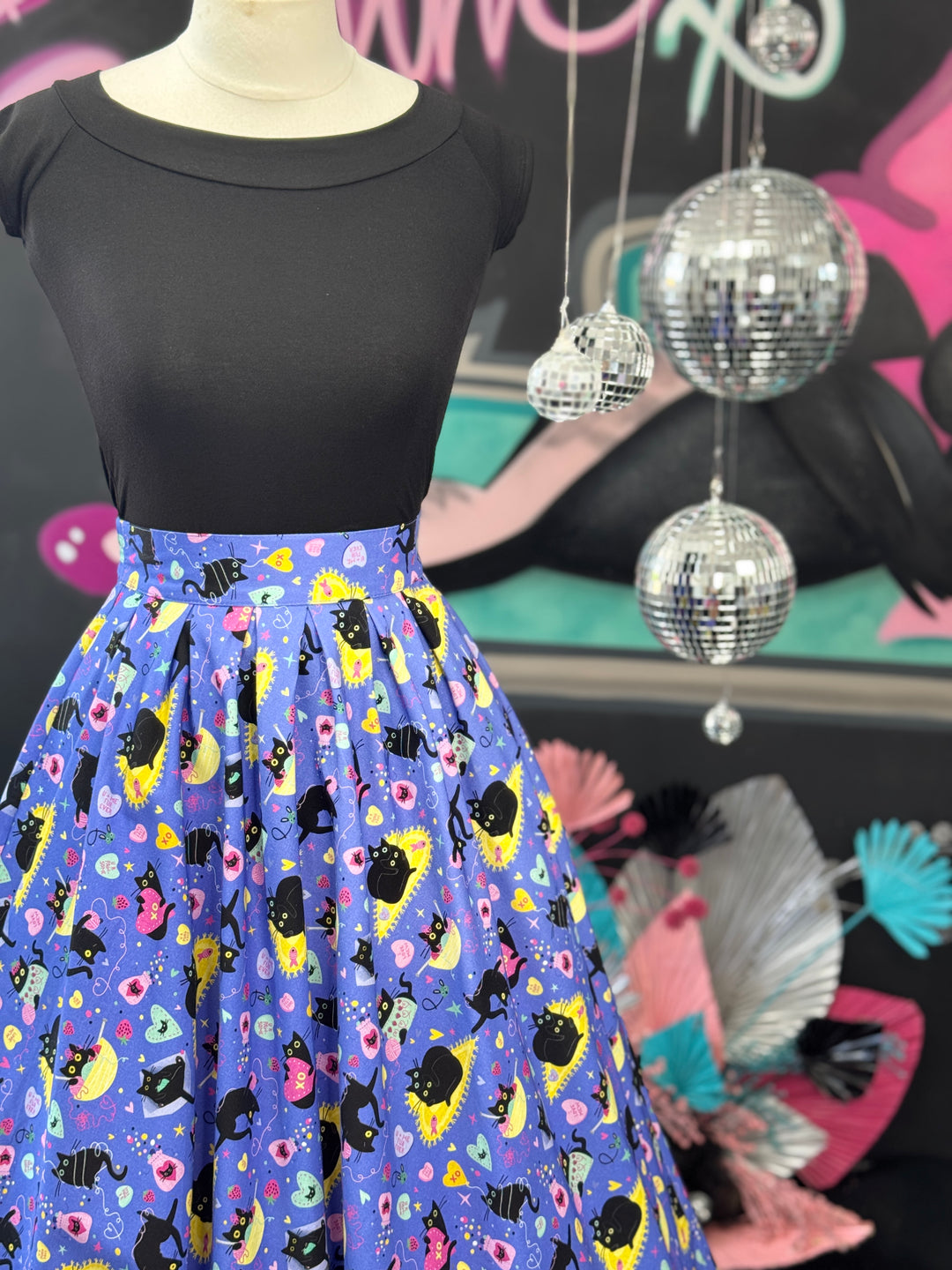 Purple Cat Doris Skirt