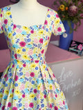 Pixie Sweetheart Dress - Blooming Blossoms