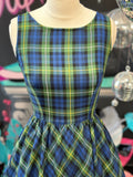 Plaid Midi Dress