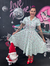 Peggy Swing Dress in Santa's Bushman's Clock