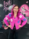 Bliss Cardigan - Fuchsia