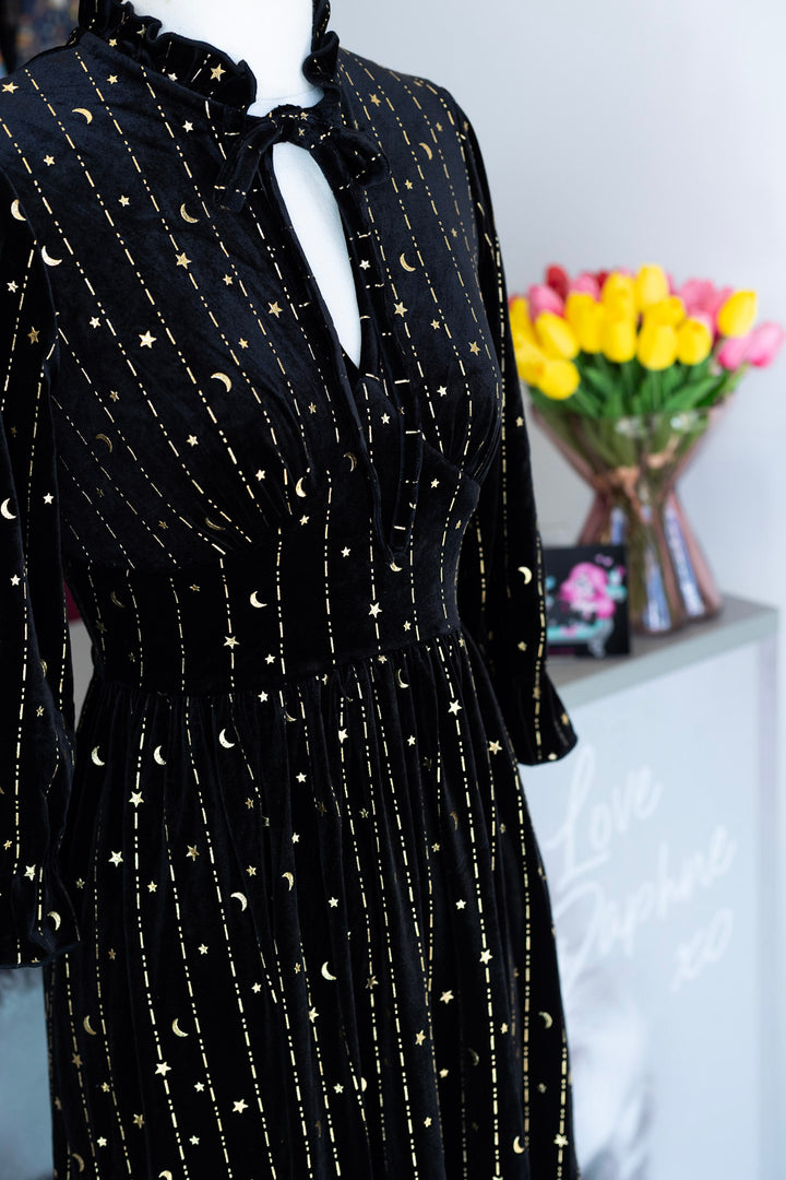 PREORDER - Black Galactica Dress - Estimated dispatch 25th of August