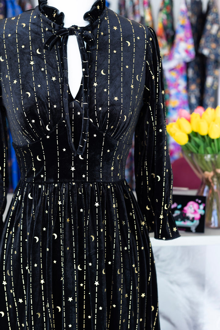 PREORDER - Black Galactica Dress - Estimated dispatch 25th of August
