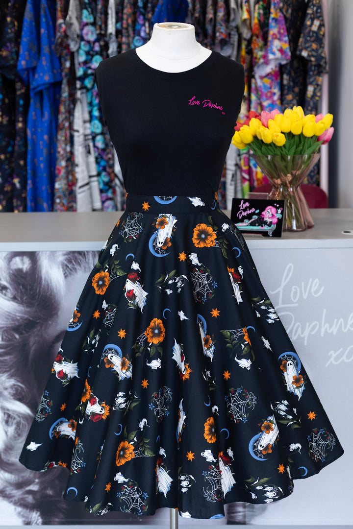 PREORDER - Ghost Flower Skirt - Estimated dispatch date 25th of August