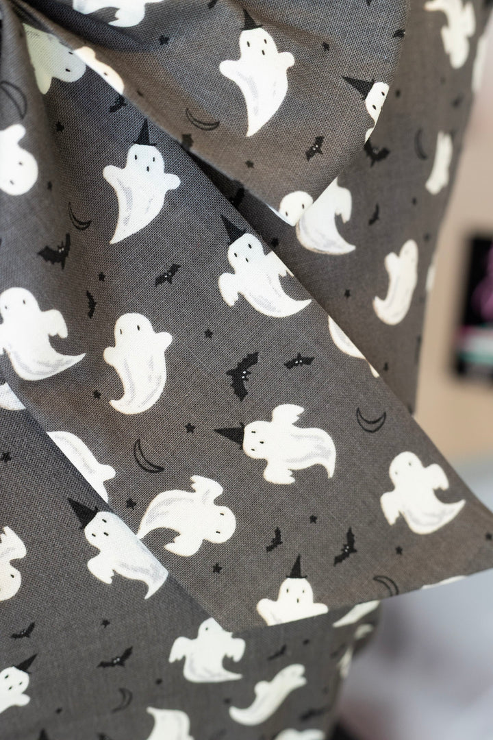 PREORDER - Glow in the Dark Ghost Bow Top - Expected dispatch date 11th of August